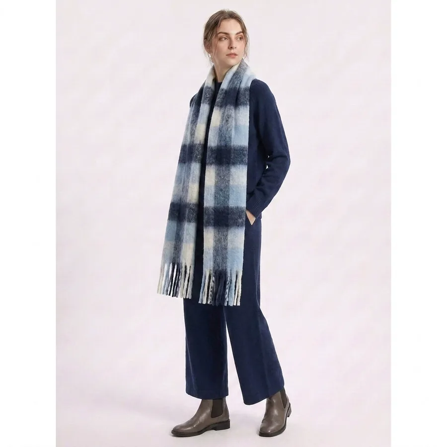 Classic Plaid Scarf view 2