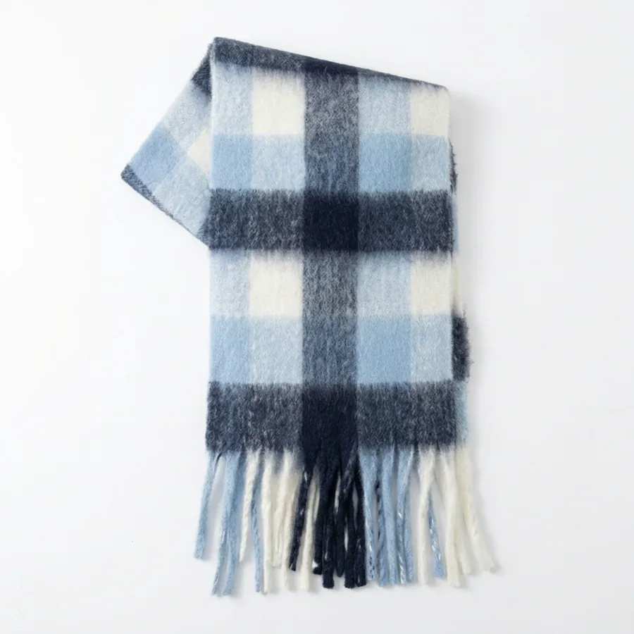 Classic Plaid Scarf view 6