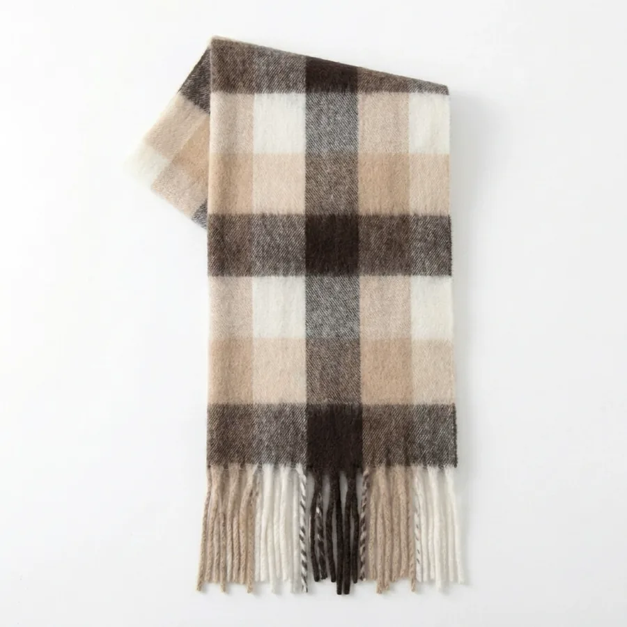 Classic Plaid Scarf view 7