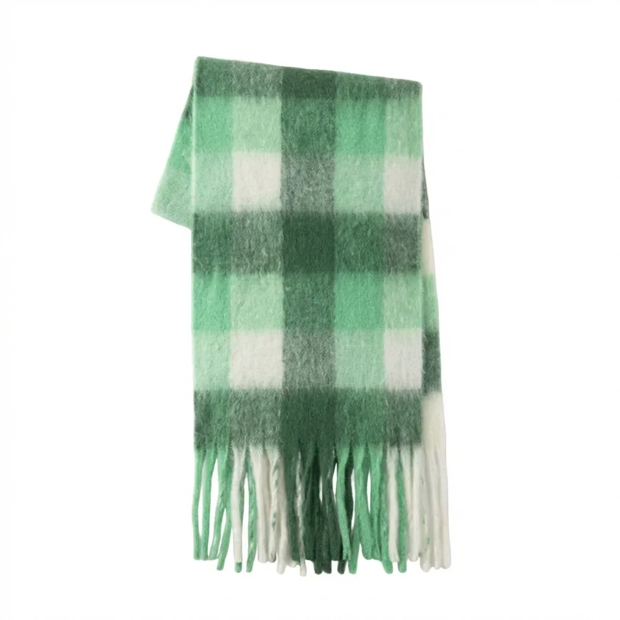 Classic Plaid Scarf view 8