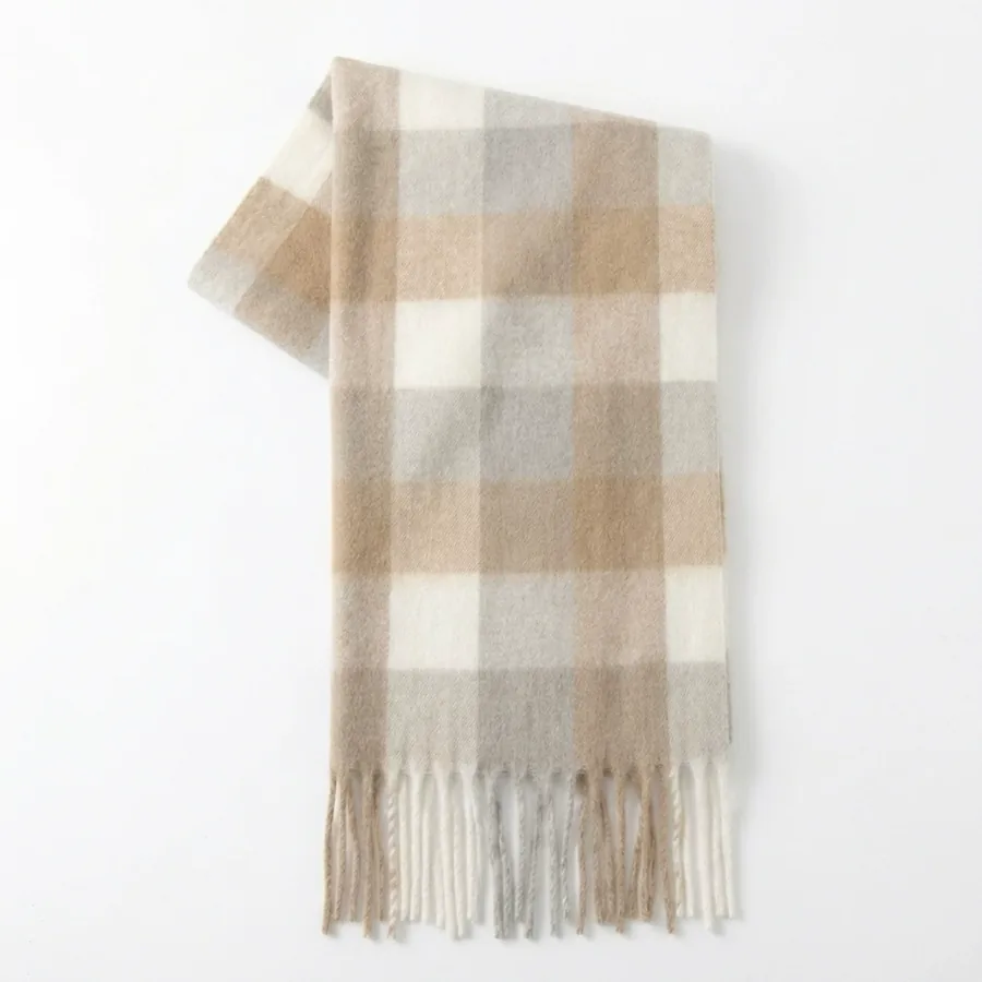 Classic Plaid Scarf view 11