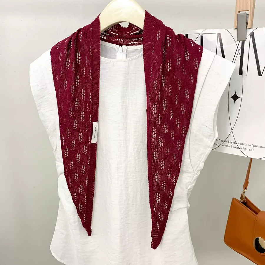 Knitted Lace Wrap view 6