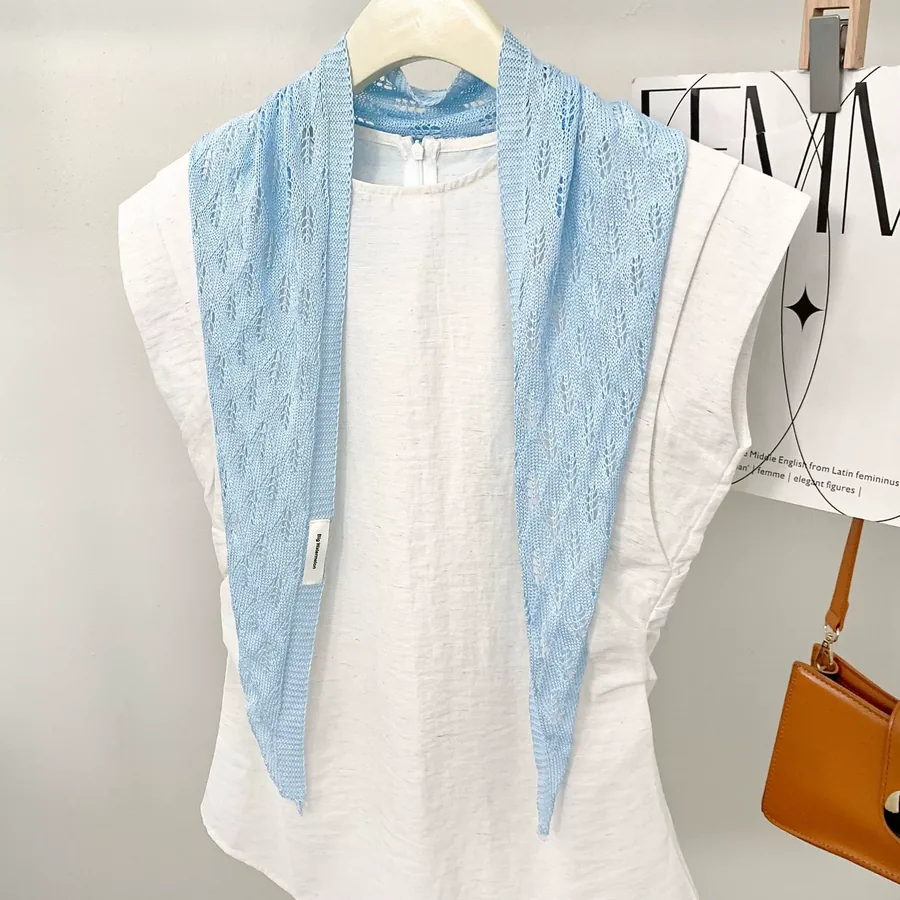 Knitted Lace Wrap view 7