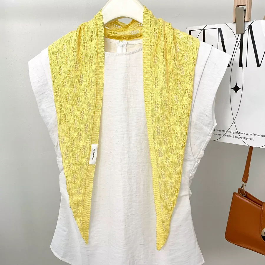 Knitted Lace Wrap view 11