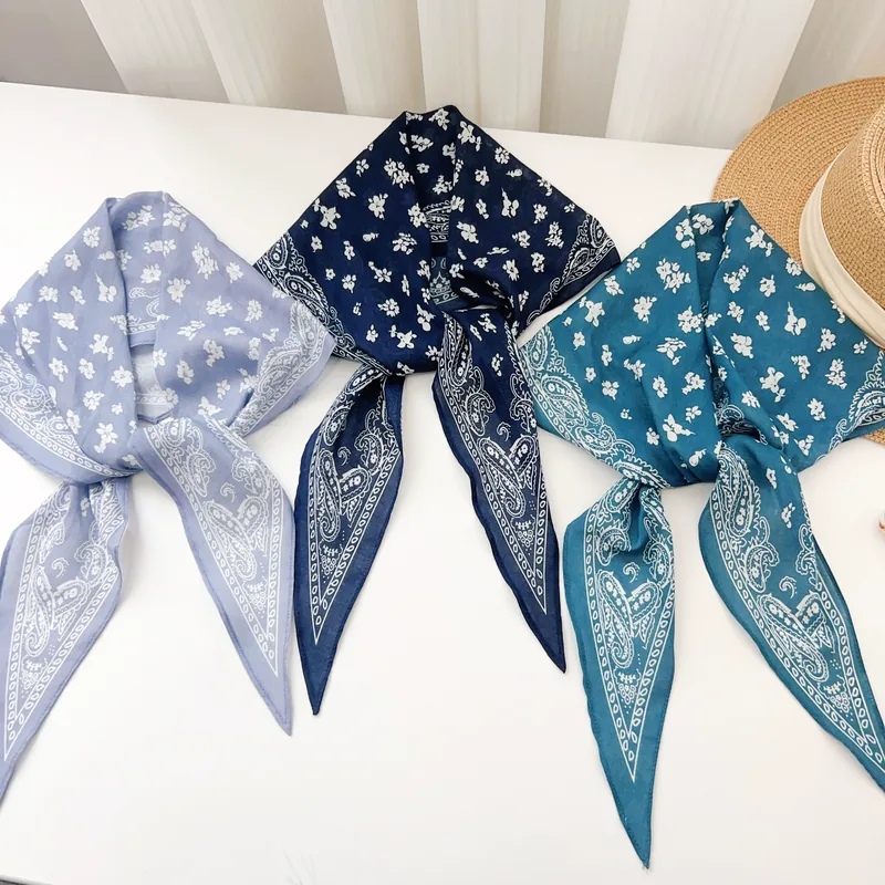 Cotton Paisley Hair Scarf
