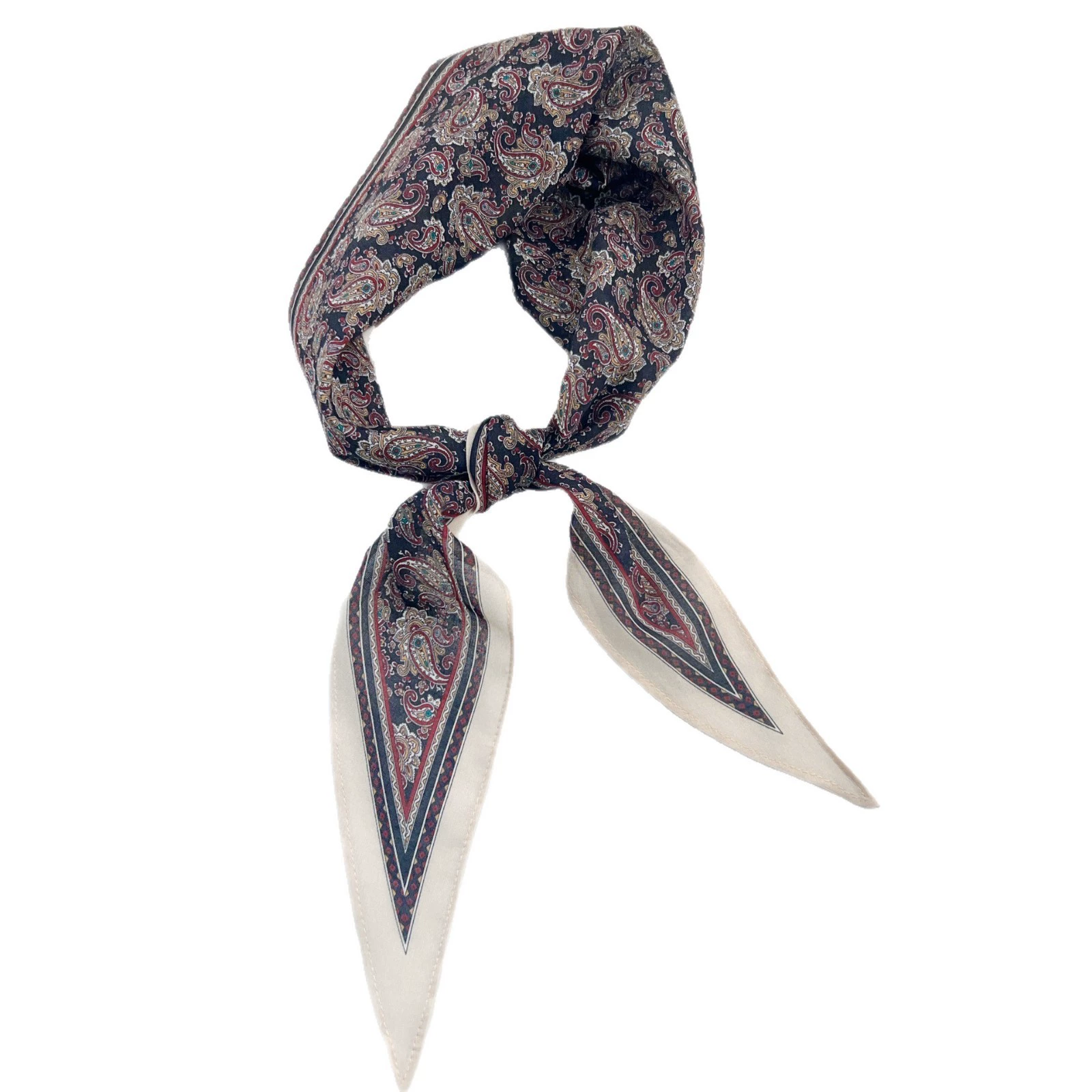 Cotton Paisley Long Scarf view 5