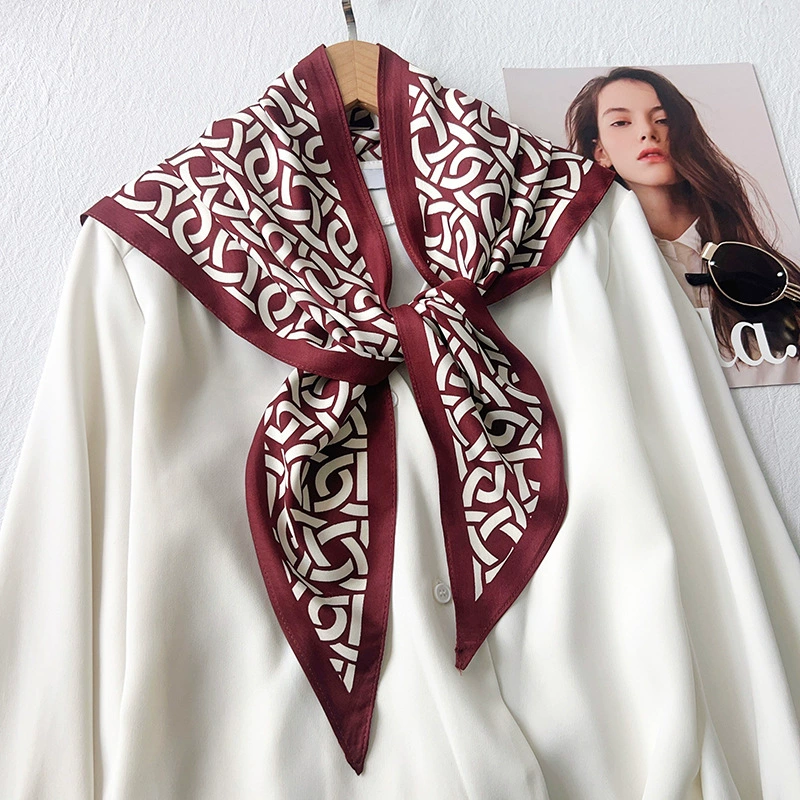 Vintage Geometric Triangle Scarf view 3