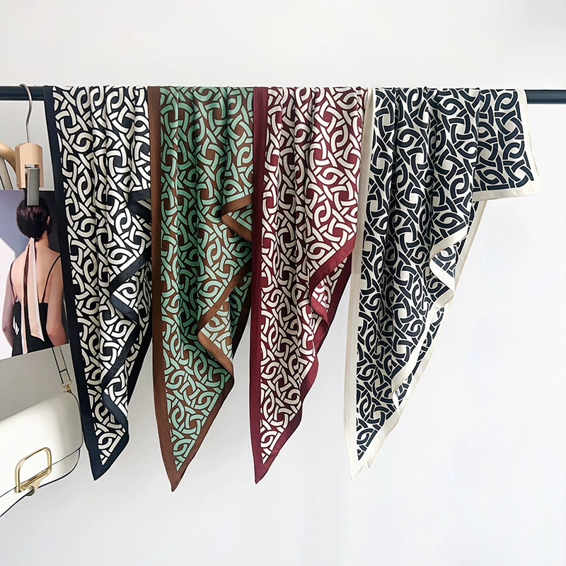 Vintage Geometric Triangle Scarf view 4
