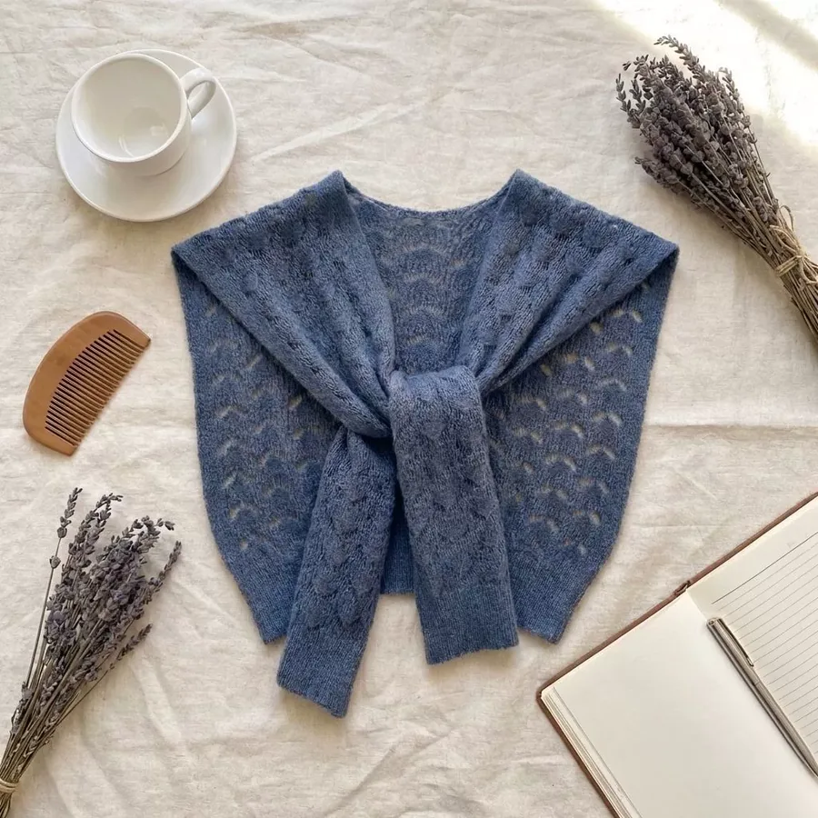 Lace Hollow Shawl view 6