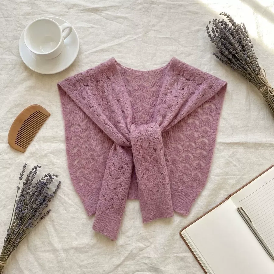 Lace Hollow Shawl view 10