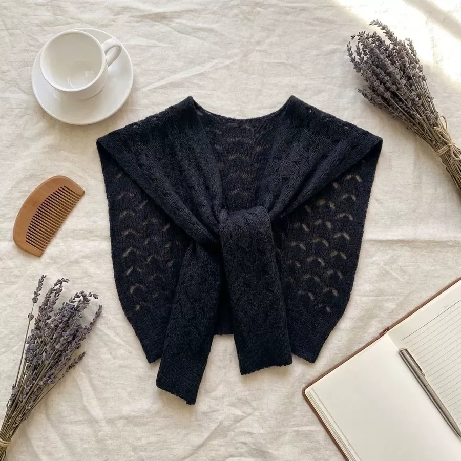 Lace Hollow Shawl view 11