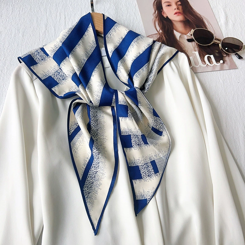 Striped Triangle Scarf