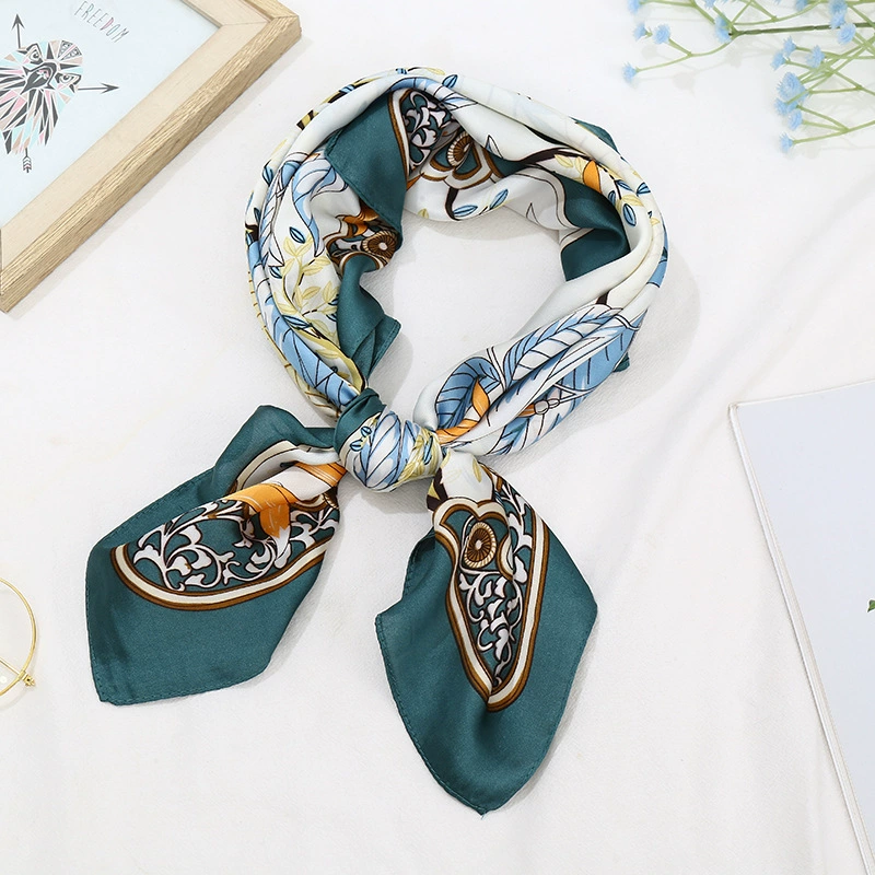 Striped Square Scarf view 4
