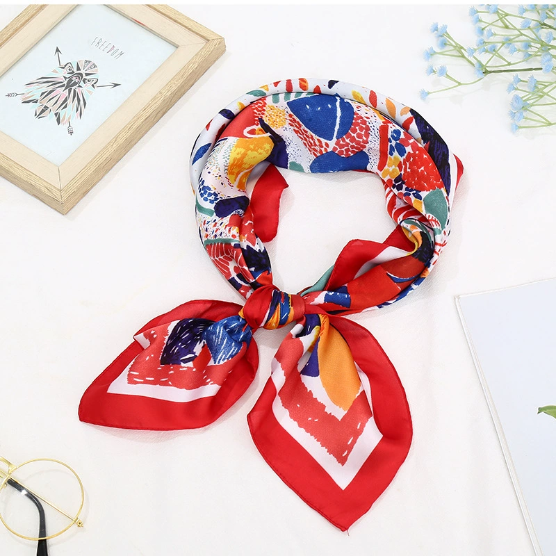 Striped Square Scarf view 5