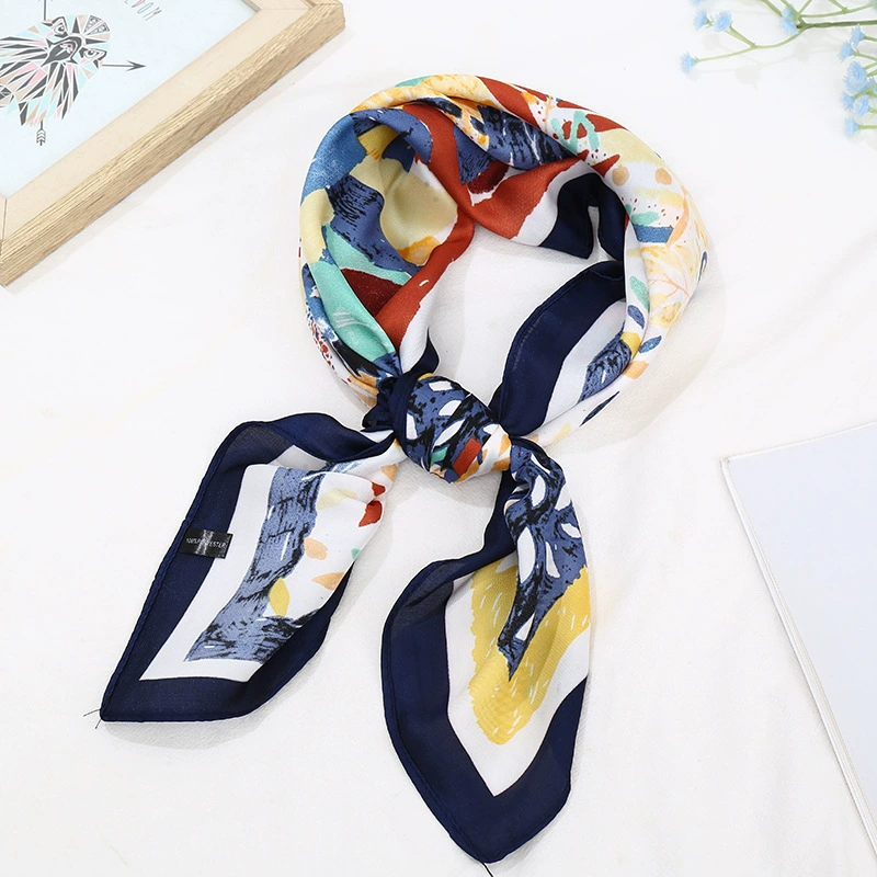 Striped Square Scarf view 6