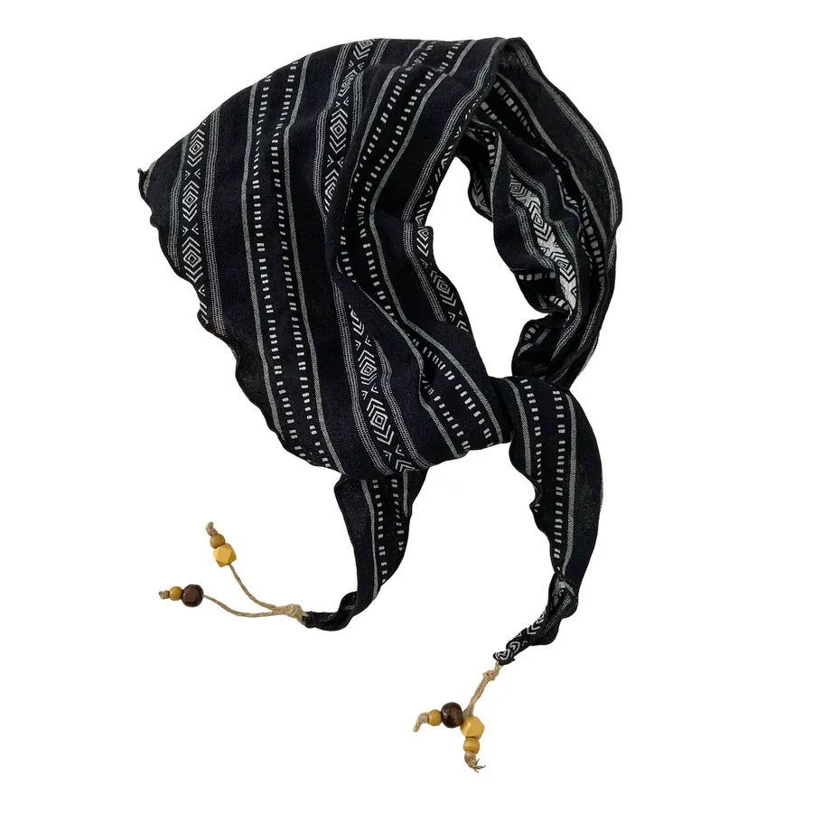 Bohemian Stripe Triangle Scarf view 5