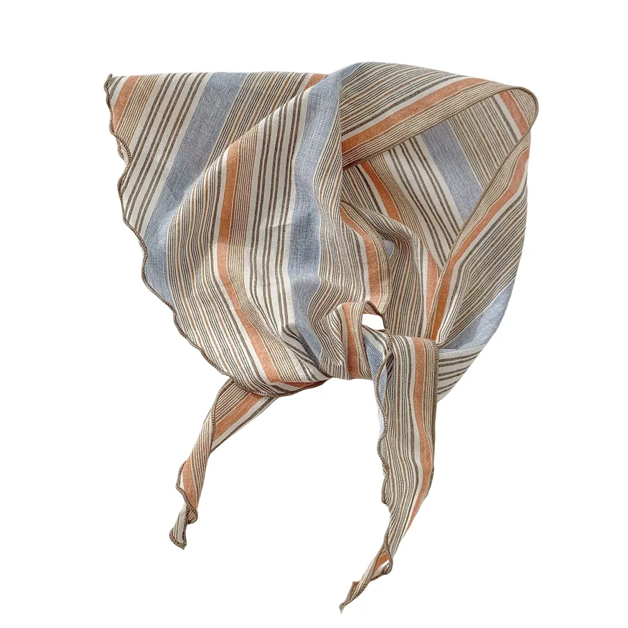 Stripe Triangle Scarf view 5