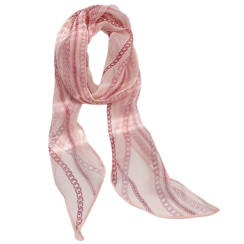 Chain Print Long Scarf view 5