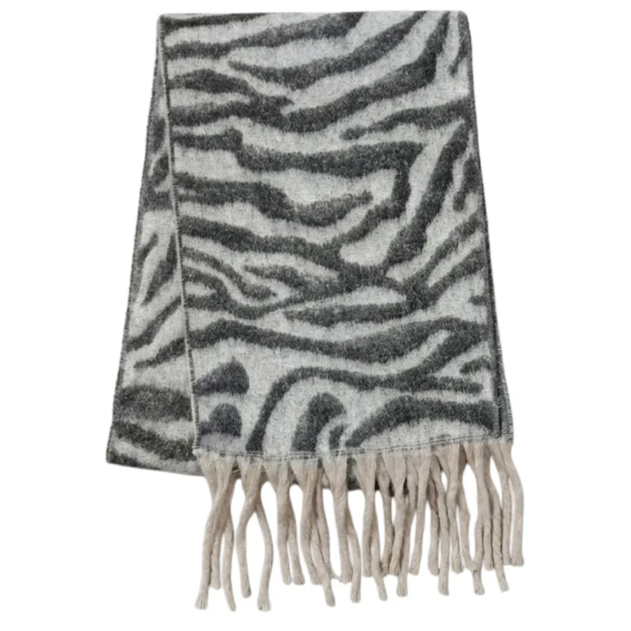 Zebra Print Scarf view 6