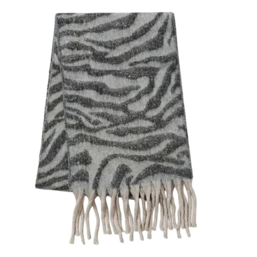 Zebra Print Scarf view 7
