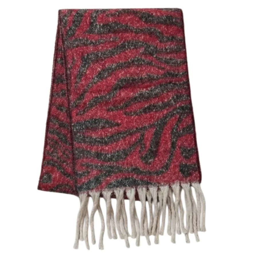 Zebra Print Scarf view 9