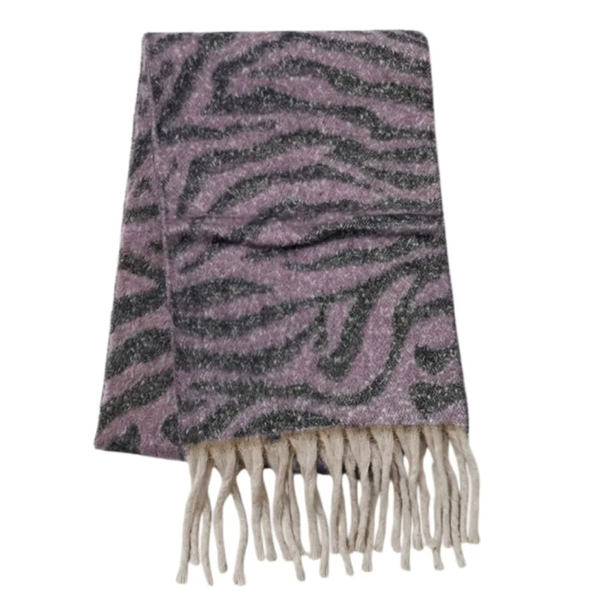 Zebra Print Scarf view 10