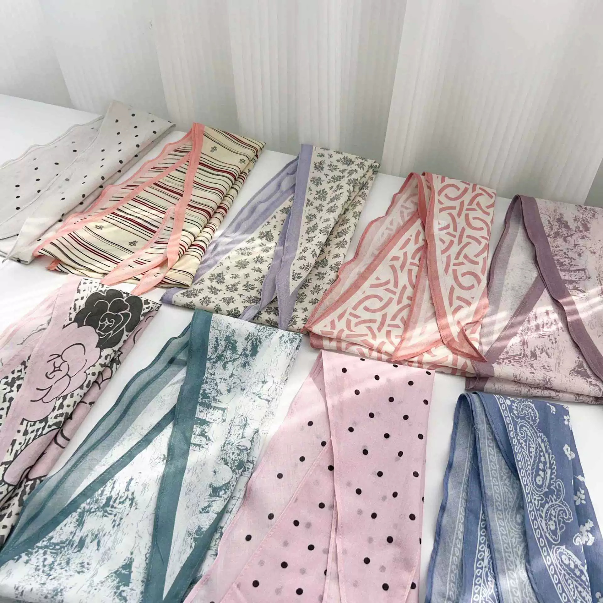Cotton Diamond Scarf view 3