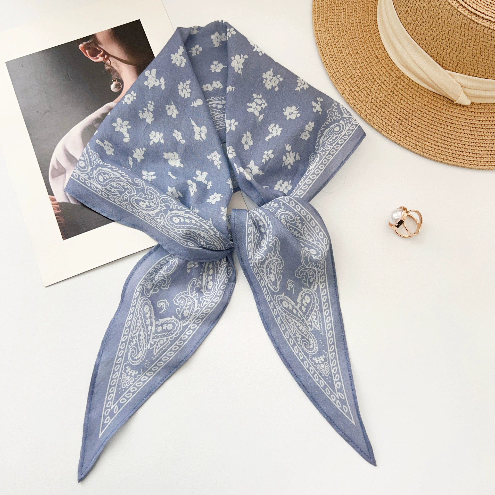 Cotton Diamond Scarf view 6
