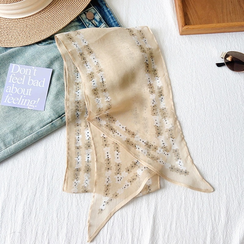 Chiffon Long Scarf view 3