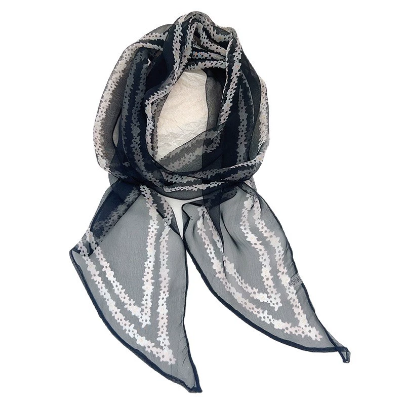 Chiffon Long Scarf view 5