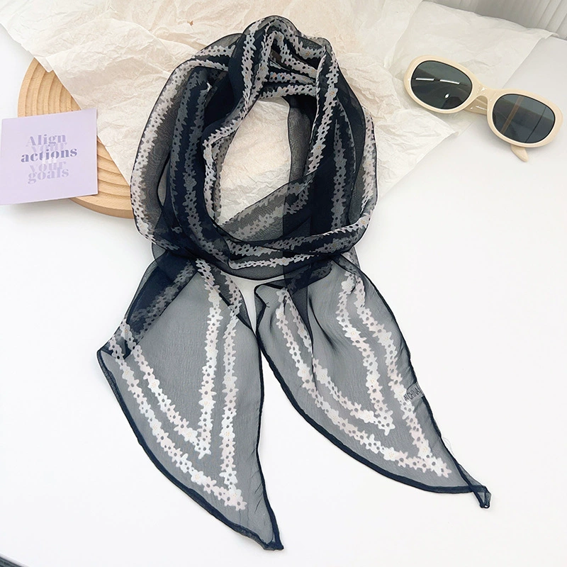 Chiffon Long Scarf view 6