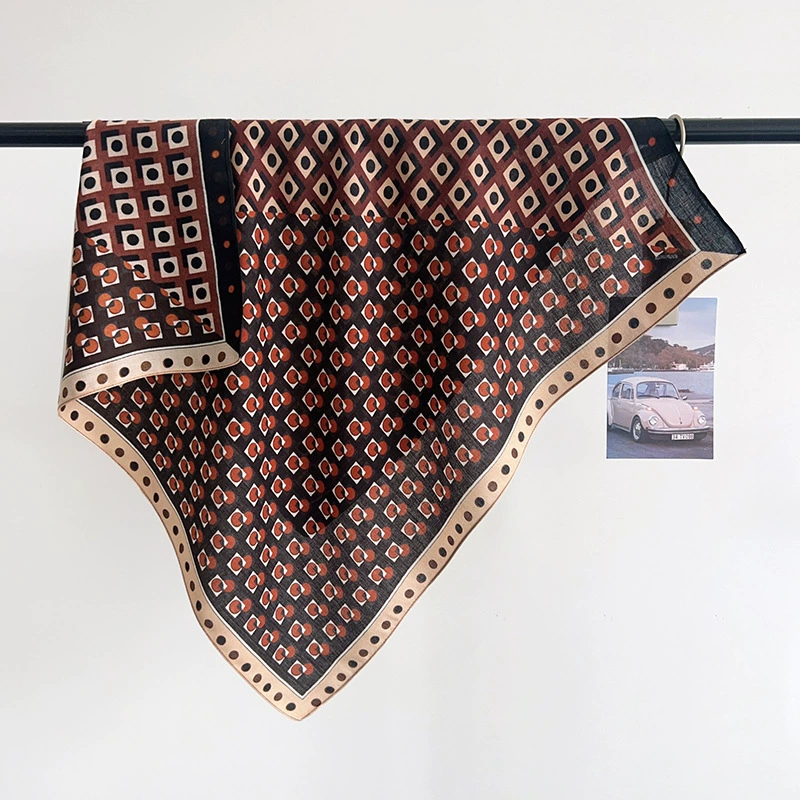Vintage Check Square Scarf view 3