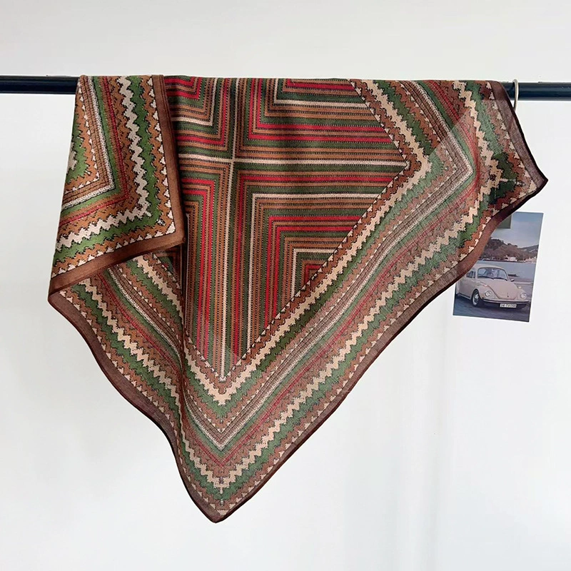Ethnic Print Square Scarf view 3