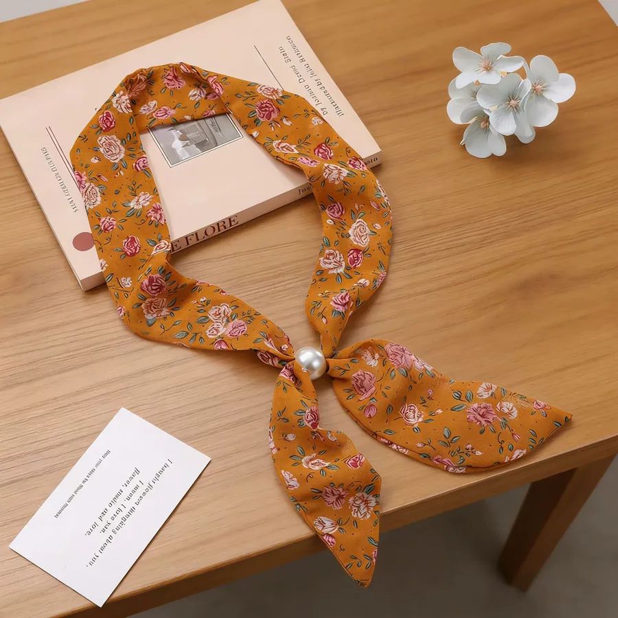 Beaded Polka Dot Neck Scarf view 8