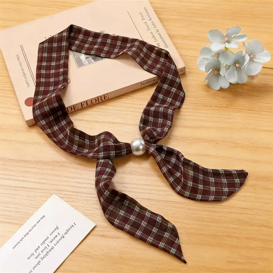 Beaded Polka Dot Neck Scarf view 10