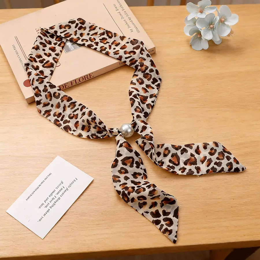 Beaded Polka Dot Neck Scarf view 11