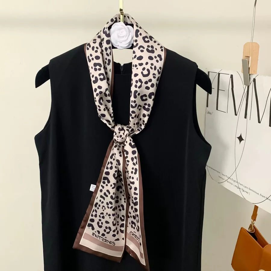 Silk-like Twilly Scarf view 7