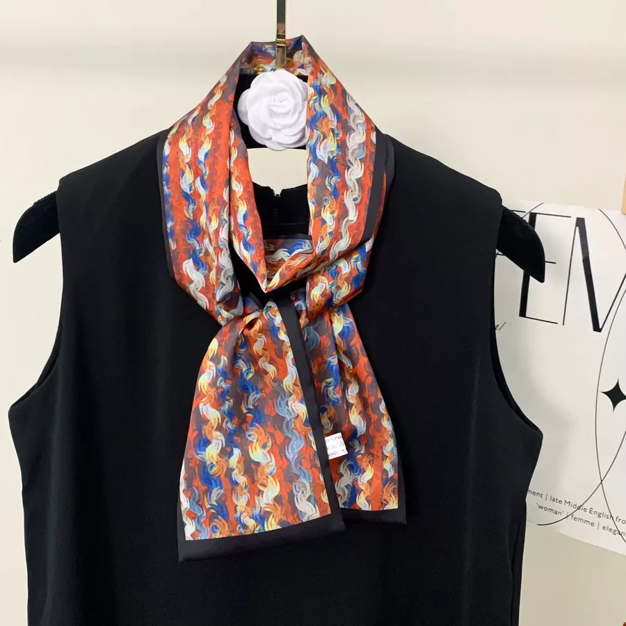 Silk-like Twilly Scarf view 11
