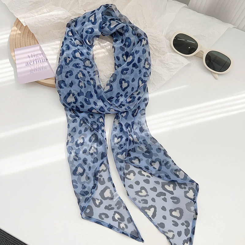 Leopard Print Long Scarf view 6