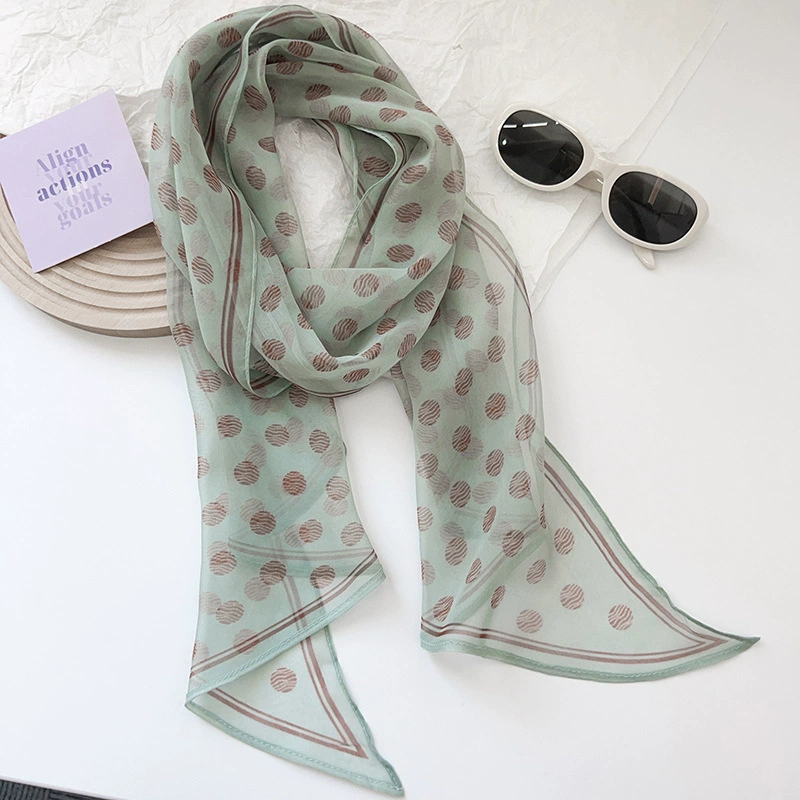 Polka Dot Long Scarf view 3