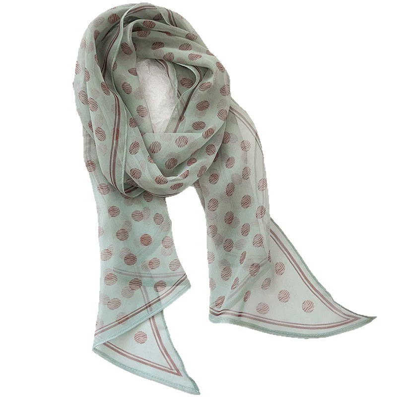 Polka Dot Long Scarf view 5