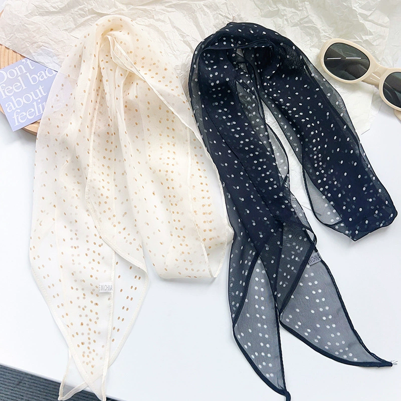 Polka Dot Long Scarf