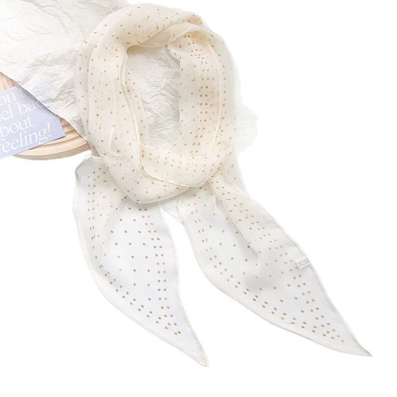 Polka Dot Long Scarf view 5