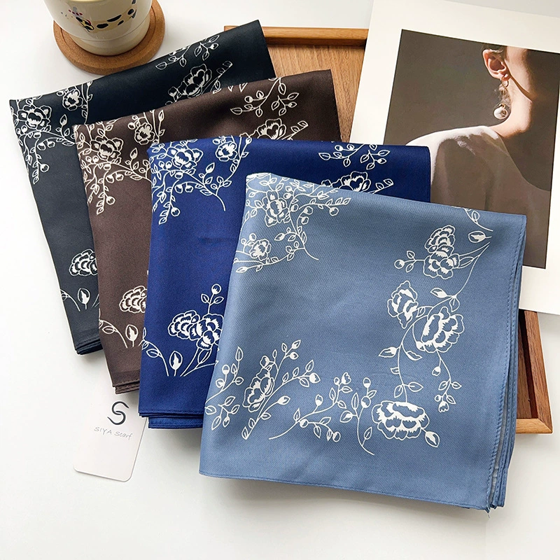 Floral Print Square Scarf view 2