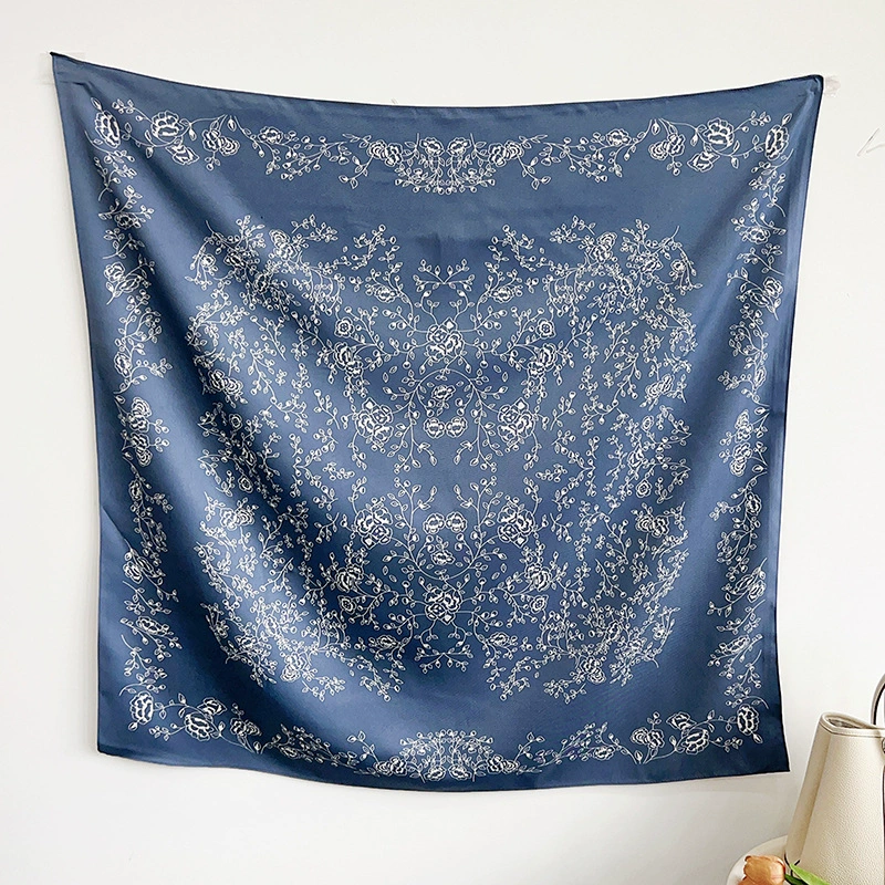 Floral Print Square Scarf view 6