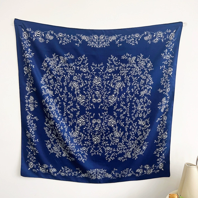 Floral Print Square Scarf view 7