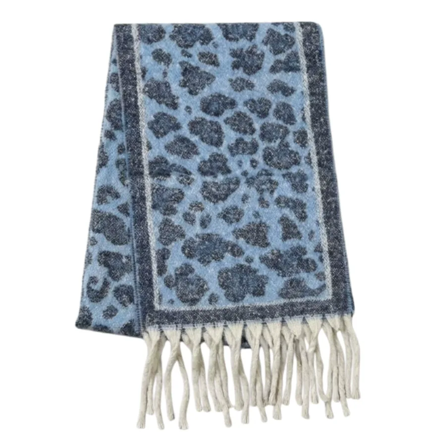 Leopard Border Scarf view 12
