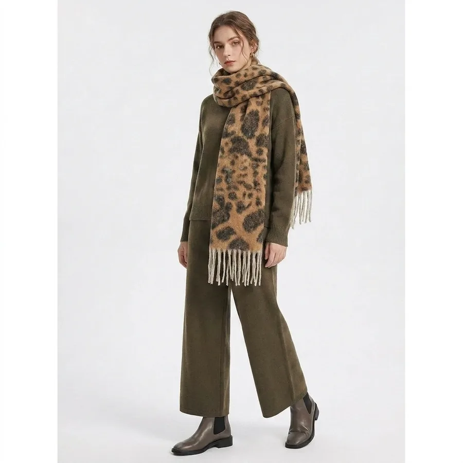 Leopard Print Scarf