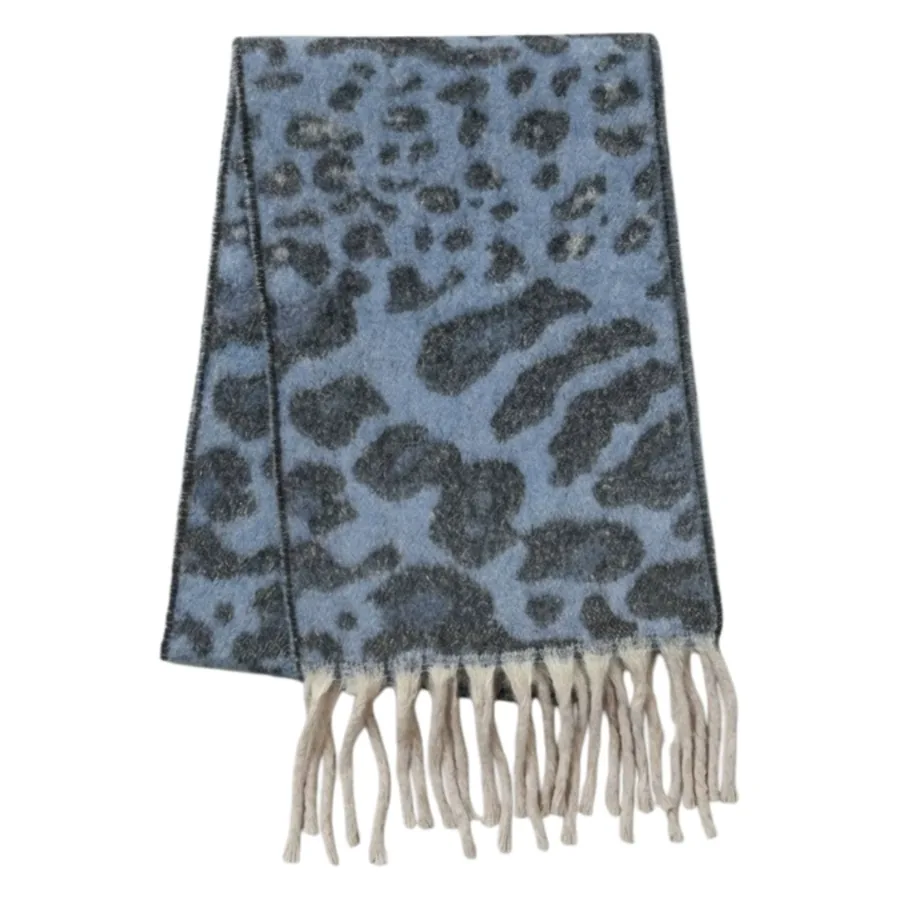Leopard Print Scarf view 8