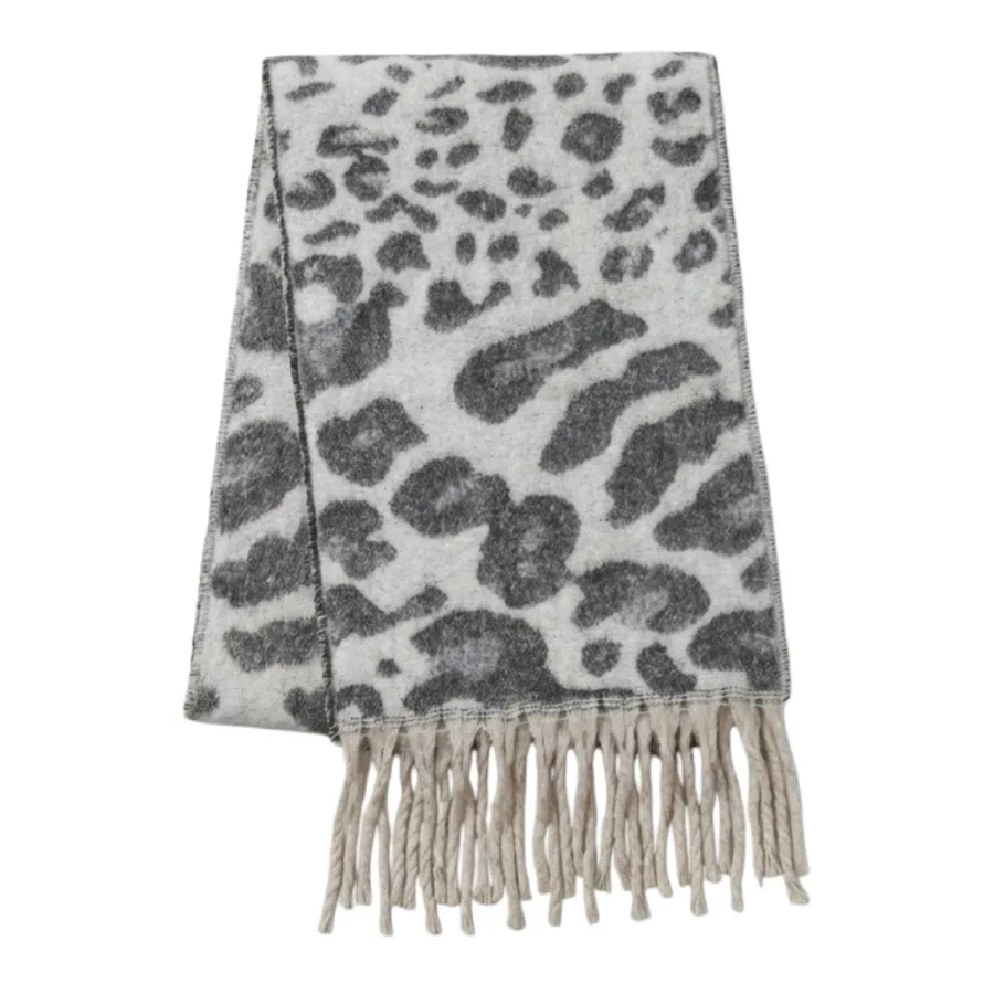 Leopard Print Scarf view 9